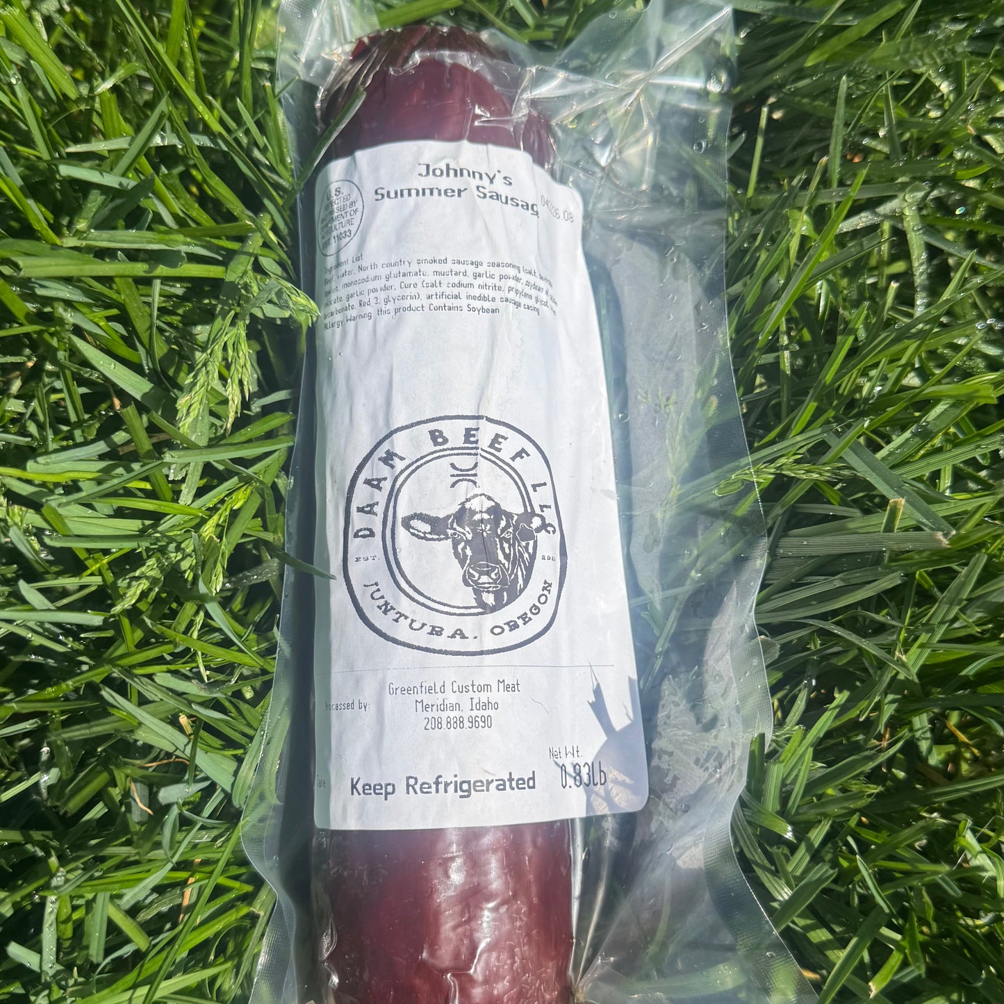 Grass-Fed Summer Sausage