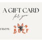 DAAM Beef Gift Cards